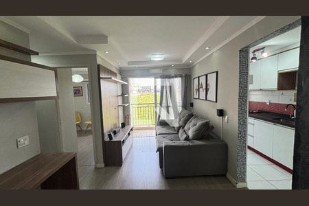 Sala de apartamento à venda com 2 quartos, 50m² em Jardim Jamaica, Santo André