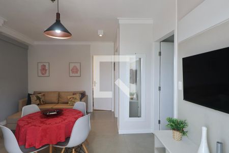 Sala de apartamento para alugar com 2 quartos, 70m² em Loteamento Joao Batista Juliao, Guarujá