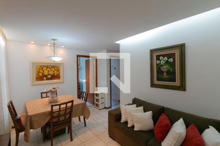 Sala de apartamento à venda com 2 quartos, 50m² em Paquetá, Belo Horizonte