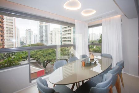Sala de apartamento à venda com 2 quartos, 81m² em Brooklin, São Paulo