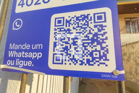 Placa instalada de casa para alugar com 1 quarto, 32m² em Harmonia, Canoas