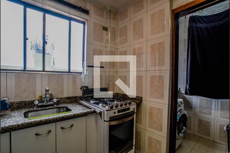 Cozinha e Área de Serviço de apartamento à venda com 2 quartos, 68m² em Vila Homero Thon, Santo André