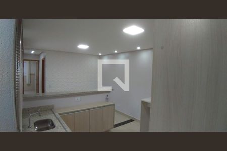 Sala/Cozinha de apartamento à venda com 2 quartos, 50m² em Utinga, Santo André