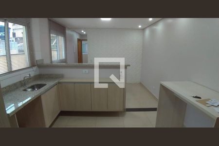 Sala/Cozinha de apartamento à venda com 2 quartos, 50m² em Utinga, Santo André