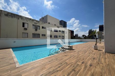 Área comum - Piscina de apartamento para alugar com 2 quartos, 95m² em Vila Belmiro, Santos