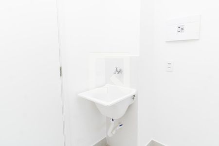 Sala/Cozinha de apartamento à venda com 2 quartos, 32m² em Parque Novo Mundo, São Paulo