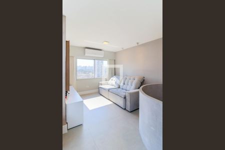 Sala de TV de apartamento à venda com 3 quartos, 185m² em Brooklin Novo, São Paulo