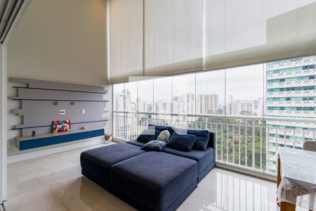 Varanda da Sala de apartamento à venda com 4 quartos, 238m² em Vila Suzana, São Paulo