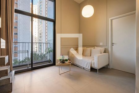 Sala/Cozinha de apartamento à venda com 1 quarto, 40m² em Pinheiros, São Paulo