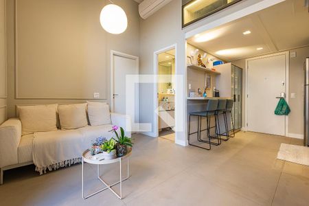 Sala/Cozinha de apartamento à venda com 1 quarto, 40m² em Pinheiros, São Paulo