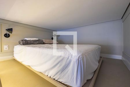 Sala/Cozinha - Mezanino de apartamento à venda com 1 quarto, 40m² em Pinheiros, São Paulo