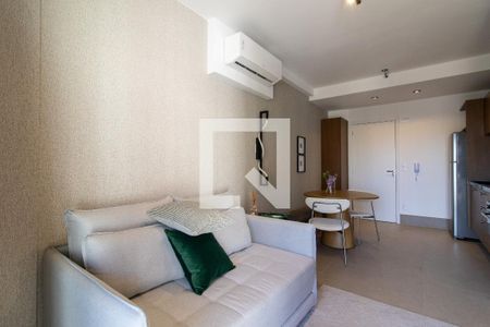 Sala de apartamento para alugar com 1 quarto, 42m² em Cambuí, Campinas