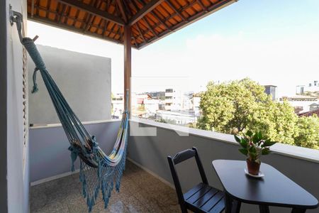 Varanda da suíte 1 de casa à venda com 5 quartos, 360m² em Dona Clara, Belo Horizonte