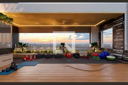 Área comum - Academia de apartamento à venda com 3 quartos, 74m² em Vila Rosa, Goiânia