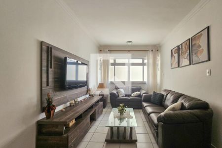 Sala de apartamento para alugar com 1 quarto, 50m² em Centro, Guarujá