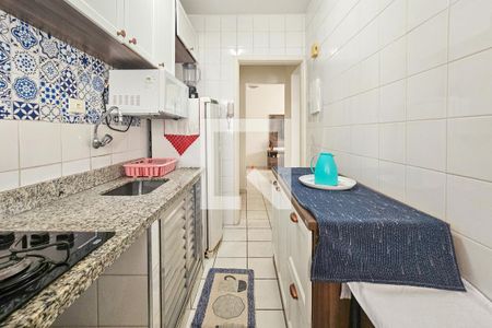 Cozinha de apartamento para alugar com 1 quarto, 50m² em Centro, Guarujá