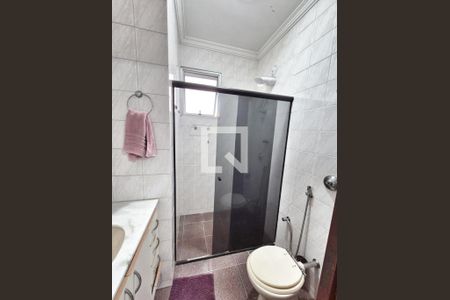 Banheiro da Suíte 1 de apartamento à venda com 4 quartos, 185m² em Castelo, Belo Horizonte