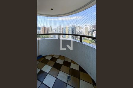 Varanda da Sala de apartamento para alugar com 1 quarto, 52m² em Bela Vista, São Paulo