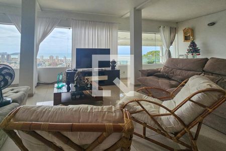 sala de casa de condomínio para alugar com 5 quartos, 330m² em Jardim Praiano, Guarujá