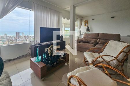 sala de casa de condomínio para alugar com 5 quartos, 330m² em Jardim Praiano, Guarujá