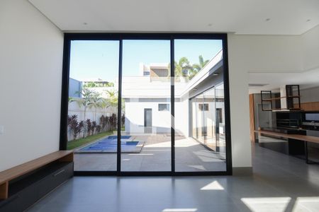 Sala de casa de condomínio para alugar com 3 quartos, 490m² em Vila do Golfe, Ribeirão Preto