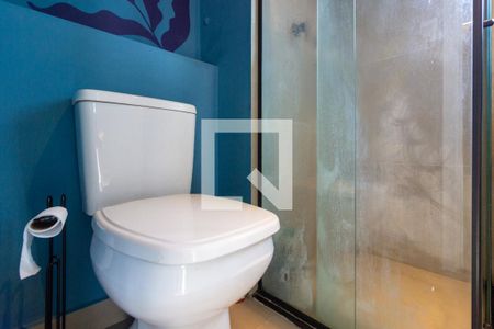 Banheiro de kitnet/studio à venda com 1 quarto, 23m² em Jardim Paulista, São Paulo