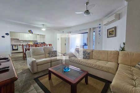 Sala de apartamento para alugar com 3 quartos, 314m² em Balneario Cidade Atlantica, Guarujá