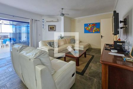 Sala de apartamento para alugar com 3 quartos, 314m² em Balneario Cidade Atlantica, Guarujá