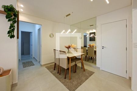 Sala de apartamento para alugar com 2 quartos, 67m² em Canto do Forte, Praia Grande