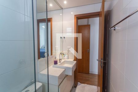 Banheiro da Suíte de apartamento à venda com 3 quartos, 90m² em Gutierrez, Belo Horizonte