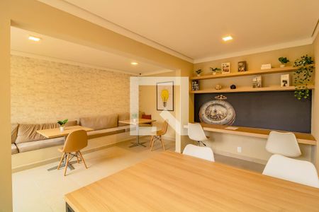 Área comum de apartamento à venda com 1 quarto, 27m² em Jardim Itacolomi, São Paulo