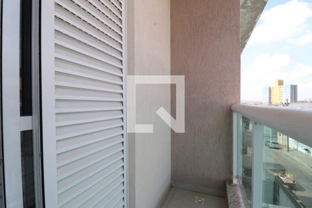 Varanda da Suíte de apartamento à venda com 3 quartos, 160m² em Vila Humaita, Santo André