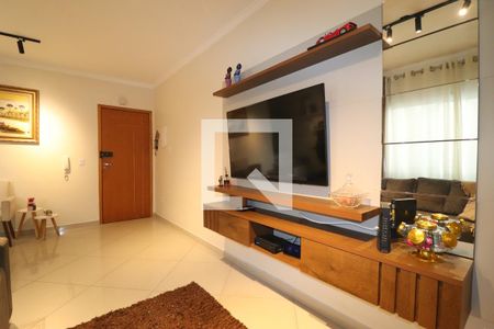 Sala de apartamento à venda com 3 quartos, 160m² em Vila Humaita, Santo André