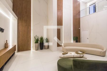 Hall social de apartamento à venda com 2 quartos, 64m² em Centro Comercial Jubran, Barueri