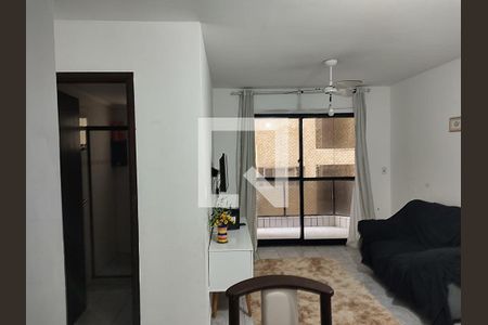 Sala de apartamento para alugar com 1 quarto, 58m² em Guilhermina, Praia Grande