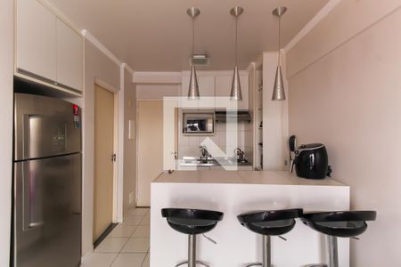 Sala/Cozinha de apartamento à venda com 1 quarto, 34m² em Brás, São Paulo