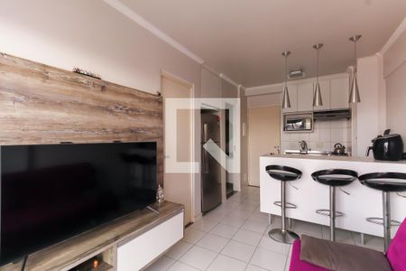 Sala/Cozinha de apartamento à venda com 1 quarto, 34m² em Brás, São Paulo