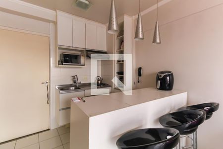 Sala/Cozinha de apartamento à venda com 1 quarto, 34m² em Brás, São Paulo