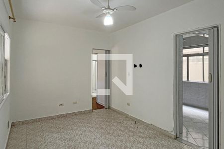 Sala de apartamento para alugar com 1 quarto, 55m² em José Menino, Santos