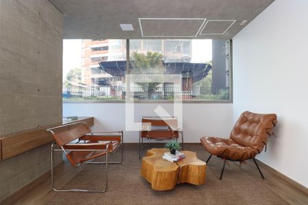 Área gourmet de kitnet/studio para alugar com 1 quarto, 30m² em Jardins, São Paulo