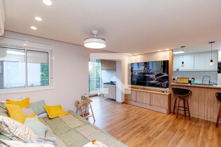 Sala de apartamento à venda com 2 quartos, 84m² em Alto da Boa Vista, São Paulo