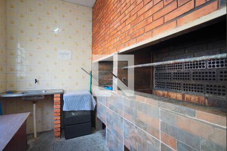 Área comum - Churrasqueira de kitnet/studio à venda com 1 quarto, 33m² em Jardim Dona Leopoldina, Porto Alegre
