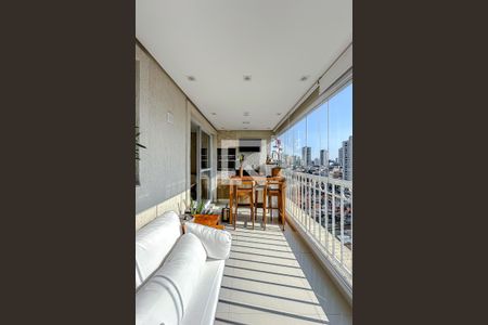 Varanda da Sala de apartamento à venda com 2 quartos, 91m² em Mooca, São Paulo