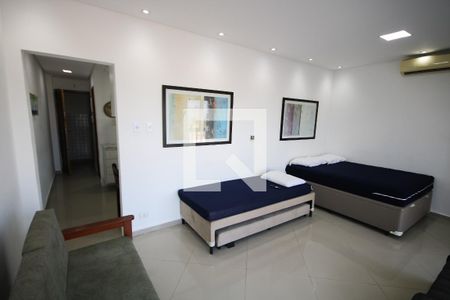 Sala/Quarto de apartamento para alugar com 1 quarto, 46m² em Canto do Forte, Praia Grande