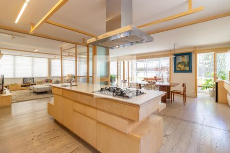 Sala/Cozinha de apartamento à venda com 3 quartos, 257m² em Jardim Paulista, São Paulo