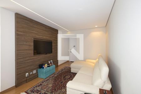 Sala  de apartamento à venda com 2 quartos, 77m² em Vila da Serra, Nova Lima