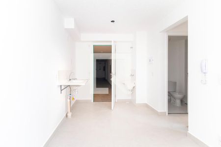 Sala/Cozinha de apartamento para alugar com 2 quartos, 33m² em Vila Carmosina, São Paulo