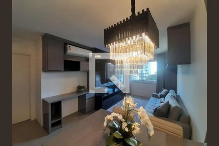 Sala de apartamento à venda com 1 quarto, 53m² em Três Figueiras, Porto Alegre