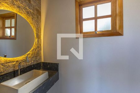 Lavabo de casa de condomínio à venda com 2 quartos, 126m² em Arvoredo, Nova Lima