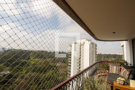 Varanda da Sala de apartamento à venda com 4 quartos, 575m² em Santo Amaro, São Paulo